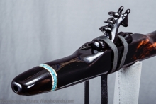 Nigerian Ebony Native American Flute, Minor, Mid F#-4, #L11A